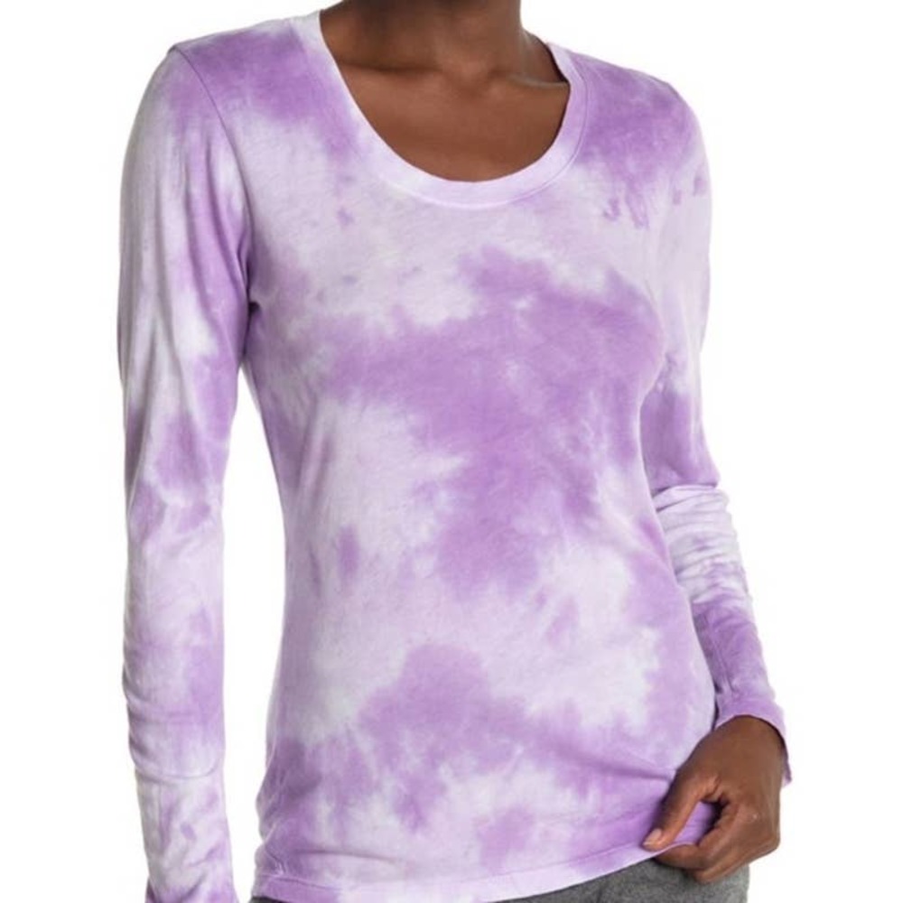 Sundry Women's Tie Dye Knit Pullover Top